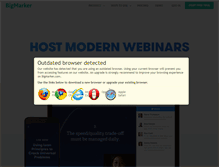 Tablet Screenshot of bigmarker.com